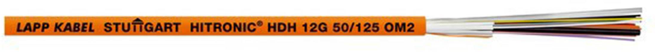 LAPP 26010104/500 Glasfaserkabel Hitronic HDH 62,5/125 µ Multimode OM1 Orange 500m