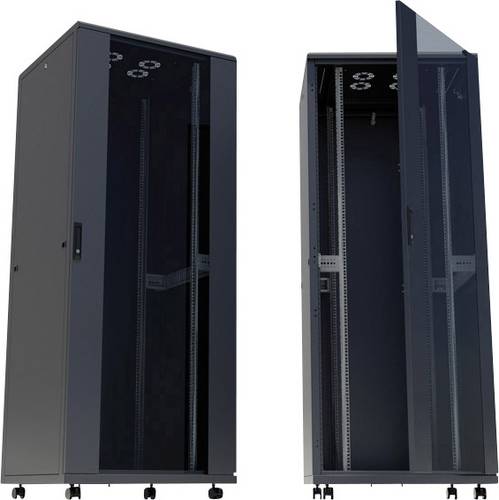 Intellinet 713566 19 Zoll Netzwerkschrank (B x H x T) 600 x 1120 x 800mm 22 HE Schwarz (RAL 9005)