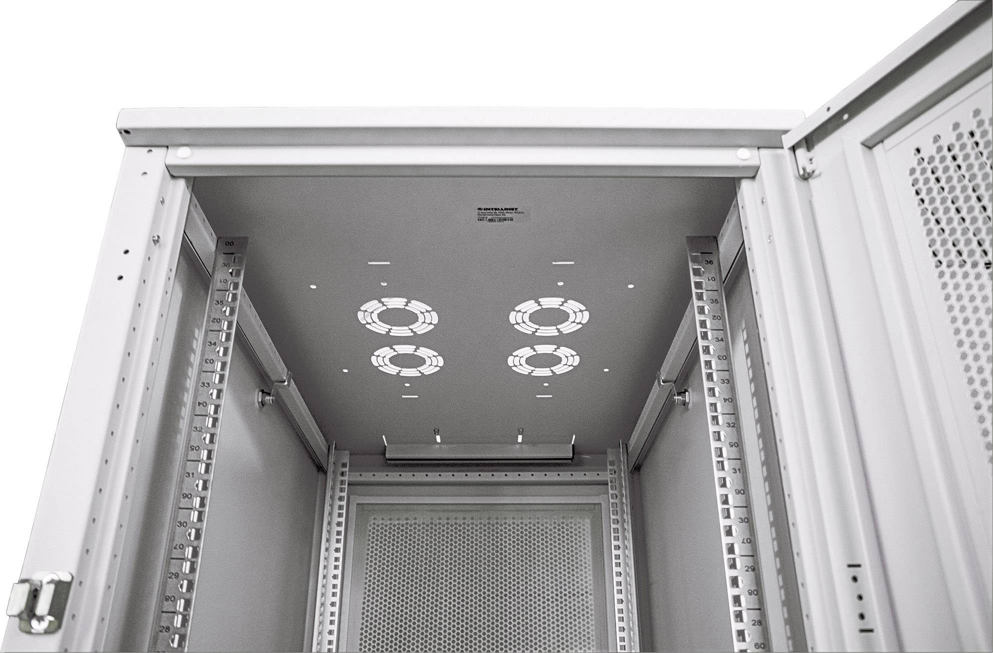 Intellinet 713207 19 Zoll Netzwerkschrank (B x H x T) 600 x 1284 x 1000mm 26 HE Lichtgrau (RAL 7035)
