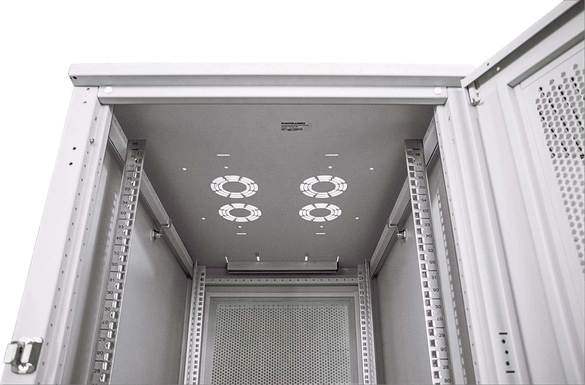 Intellinet 713238 19 Zoll Serverschrank (B x H x T) 800 x 2057 x 1000mm 42 HE Lichtgrau (RAL 7035)