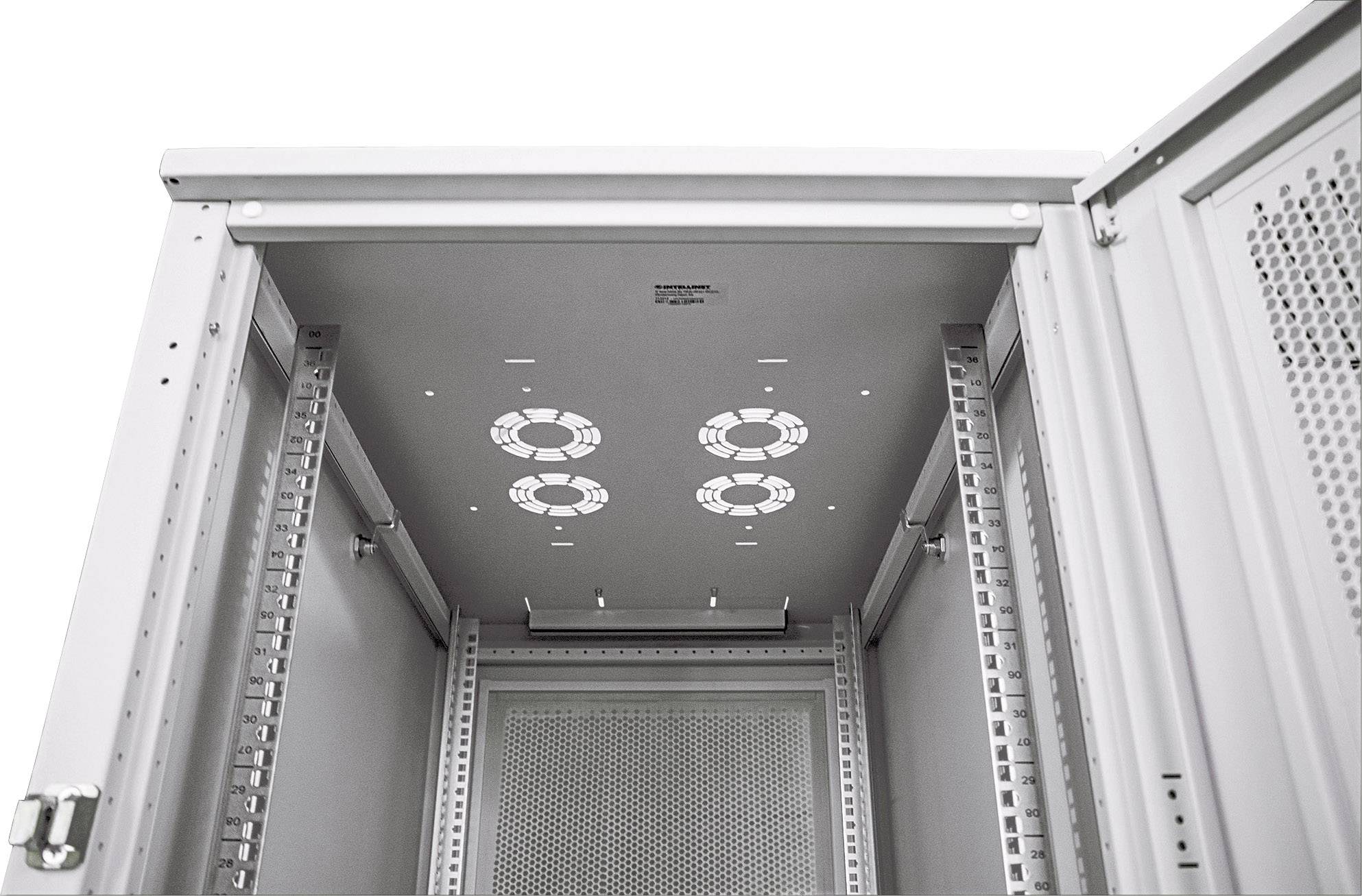 Intellinet 713290 19 Zoll Serverschrank (B x H x T) 800 x 2057 x 1000mm 42 HE Lichtgrau (RAL 7035)