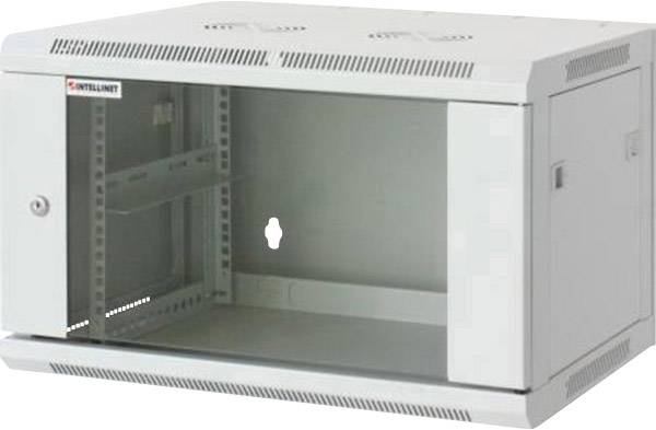 Intellinet 711722 19 Zoll Wandgehäuse (B x H x T) 570 x 370 x 450 mm 6 HE Lichtgrau (RAL 7035)
