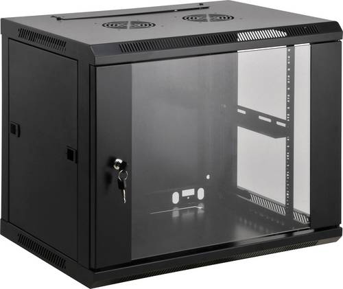 Intellinet 711906 19 Zoll Netzwerkschrank (B x H x T) 600 x 635 x 450mm 12 HE Schwarz (RAL 9005)