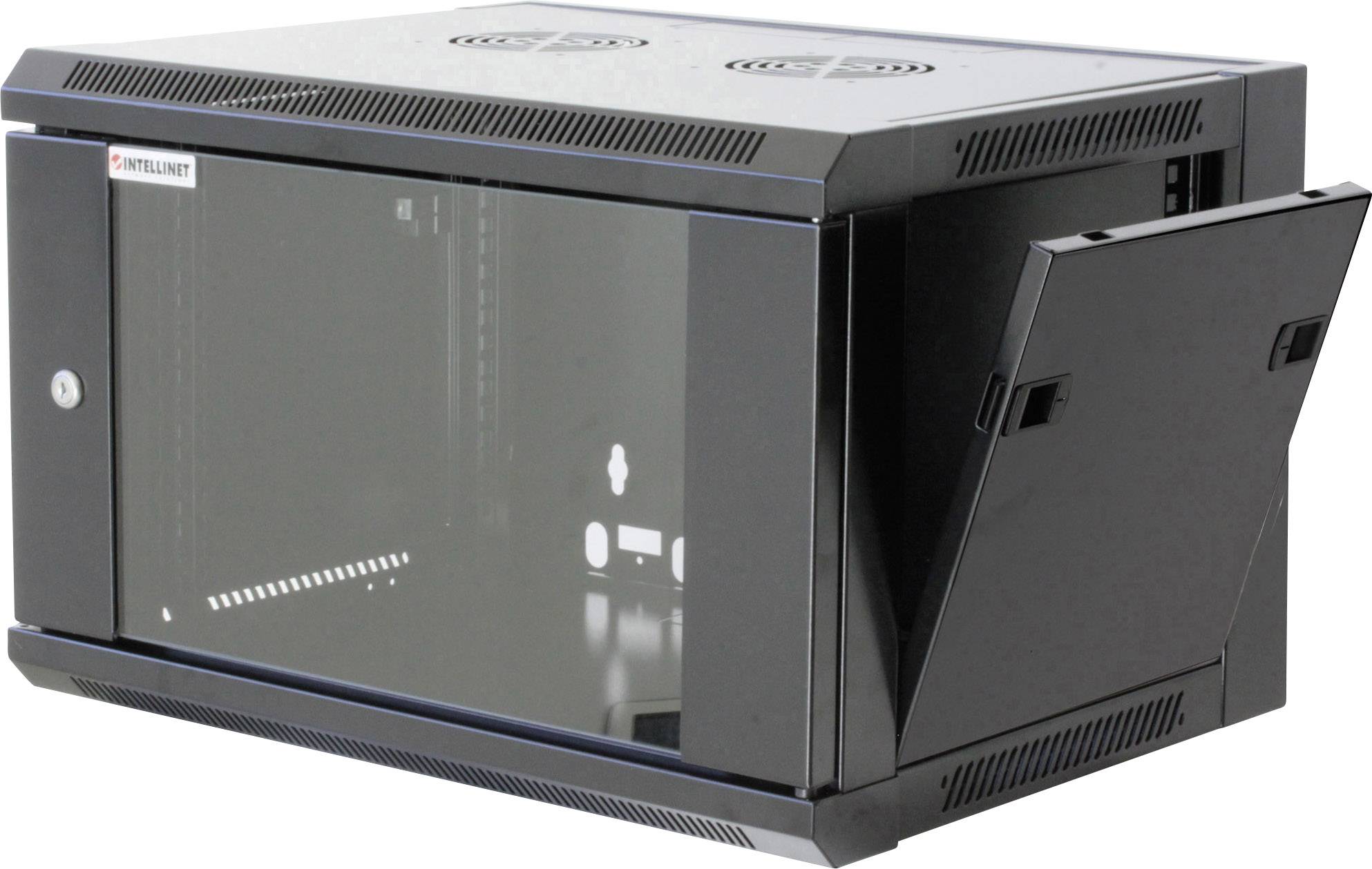 Intellinet 711982 19 Zoll Netzwerkschrank (B x H x T) 600 x 770 x 450mm 15 HE Schwarz (RAL 9005)