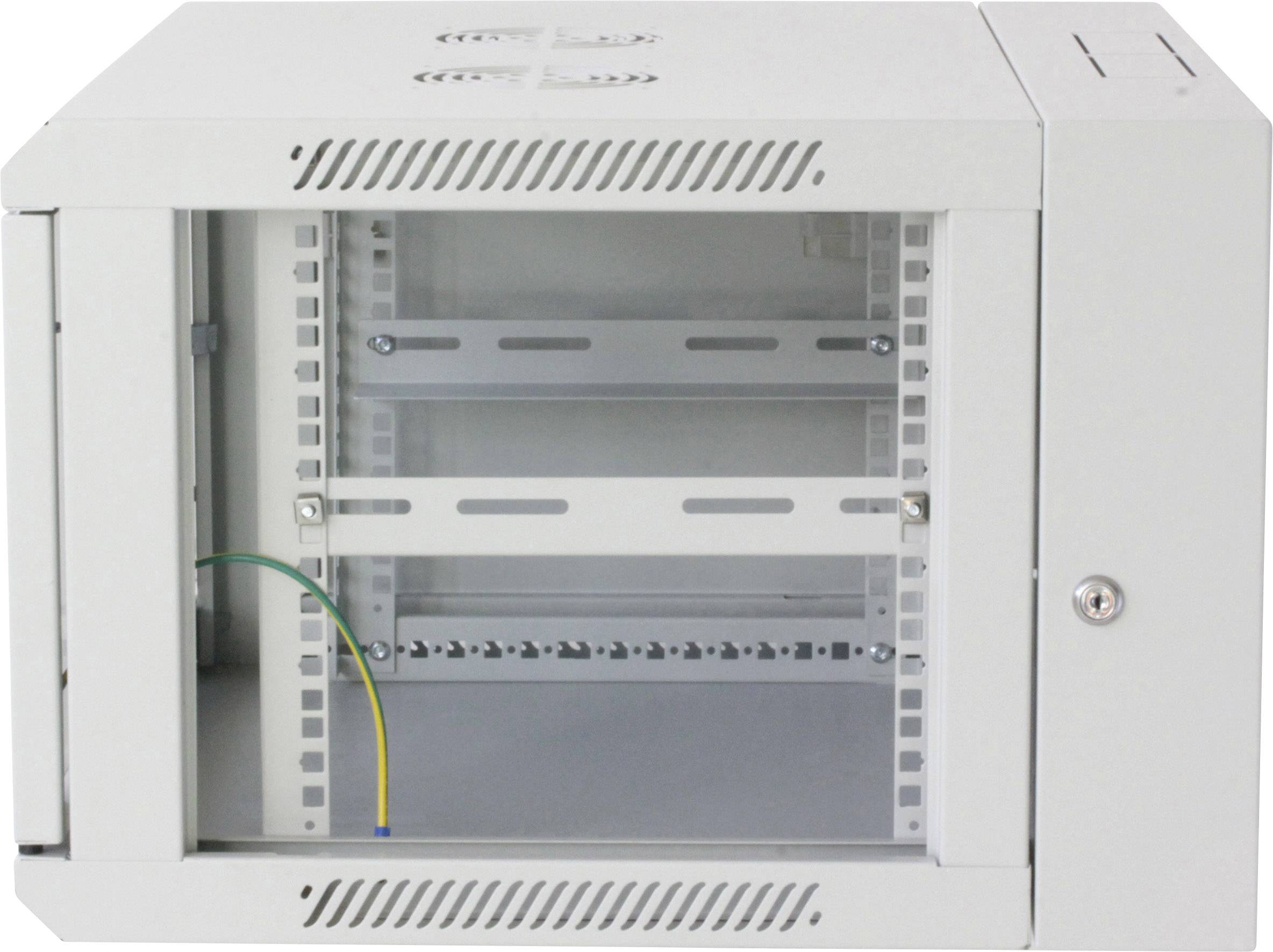 Intellinet 712026 19 Zoll Netzwerkschrank (B x H x T) 600 x 770 x 550mm 15 HE Lichtgrau (RAL 7035)