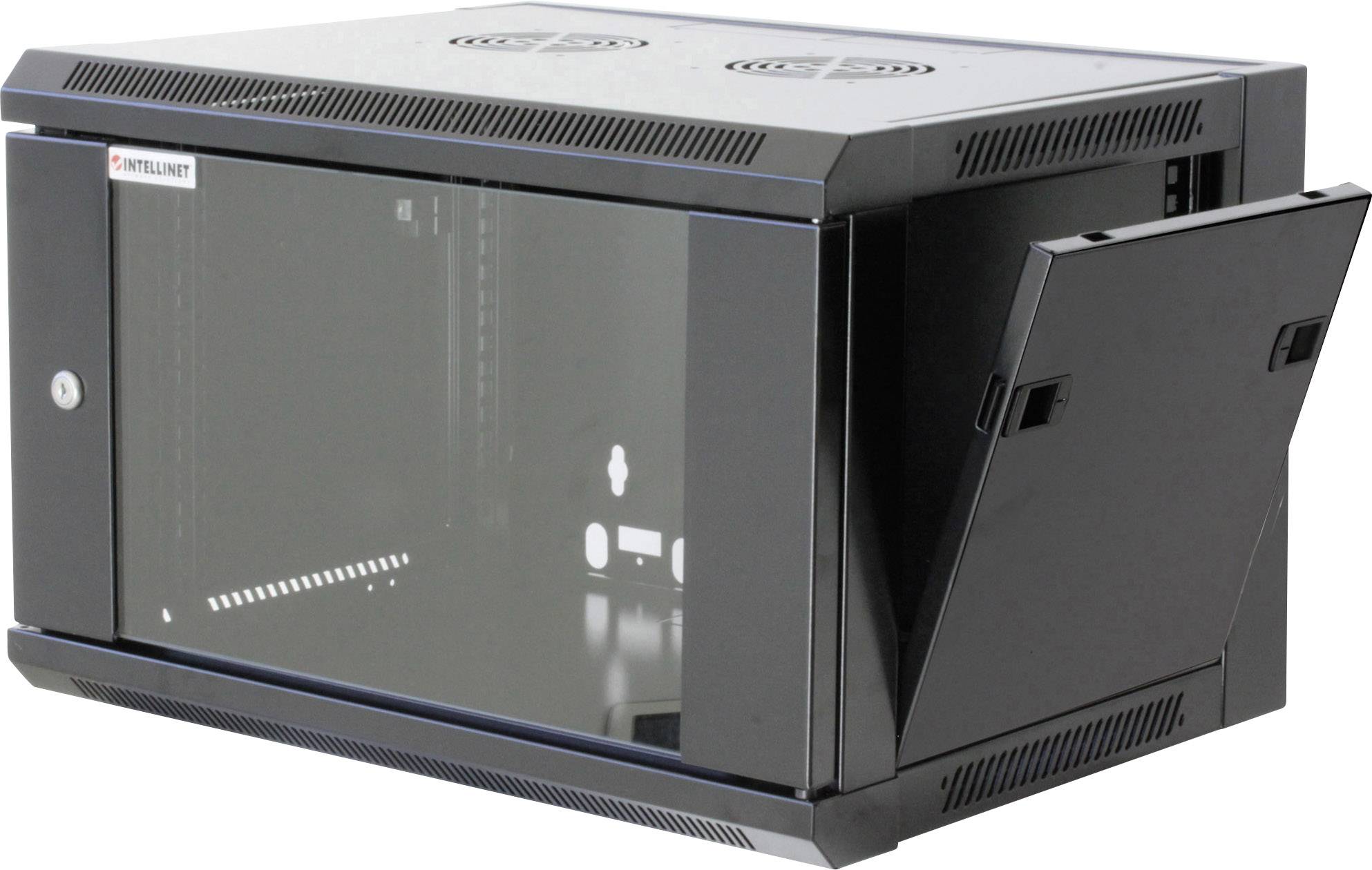 Intellinet 712057 19 Zoll Netzwerkschrank (B x H x T) 600 x 994 x 600mm 20 HE Schwarz (RAL 9005)