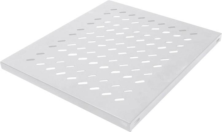 Intellinet 712231 19 Zoll Netzwerkschrank-Geräteboden 1 HE Festeinbau Geeignet für Schranktiefe: ab 600mm Grau