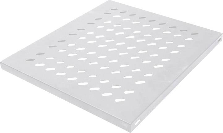 Intellinet 712286 19 Zoll Netzwerkschrank-Geräteboden 1 HE Festeinbau Geeignet für Schranktiefe: ab 800mm Grau