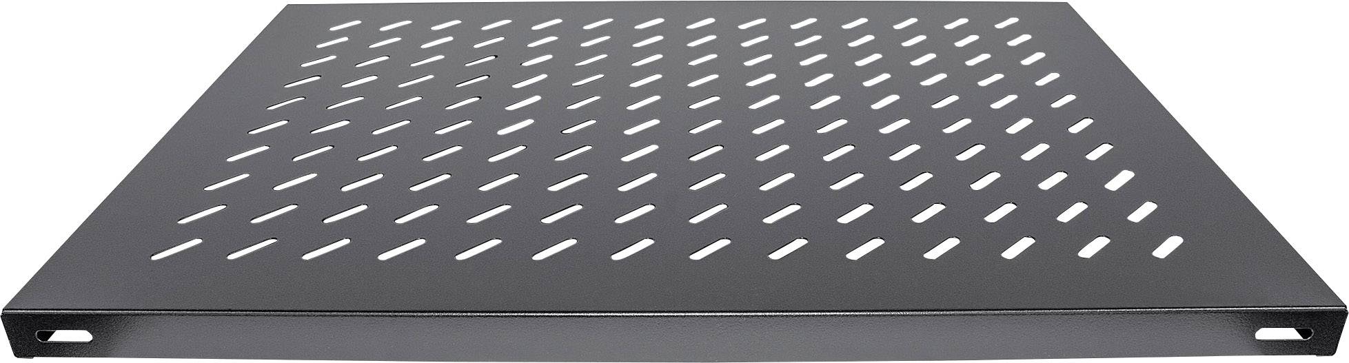 Intellinet 712545 19 Zoll Netzwerkschrank-Geräteboden 1 HE Festeinbau Geeignet für Schranktiefe: ab 1000mm Schwarz