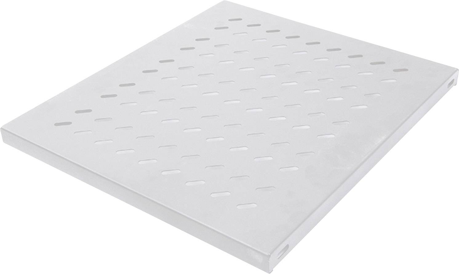 Intellinet 712224 19 Zoll Netzwerkschrank-Geräteboden 1 HE Festeinbau Geeignet für Schranktiefe: ab 600mm Grau