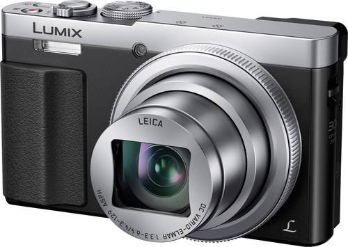 Panasonic DMC-TZ71EG-S Digitalkamera 12.1 Megapixel Opt. Zoom: 30 x Silber Gehäuse (Body), inkl. Ak