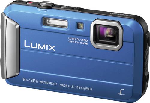 Panasonic DMC-FT30EG-A Digitalkamera 16.1 Megapixel Opt. Zoom: 4 x Blau Unterwasserkamera, Frostbest
