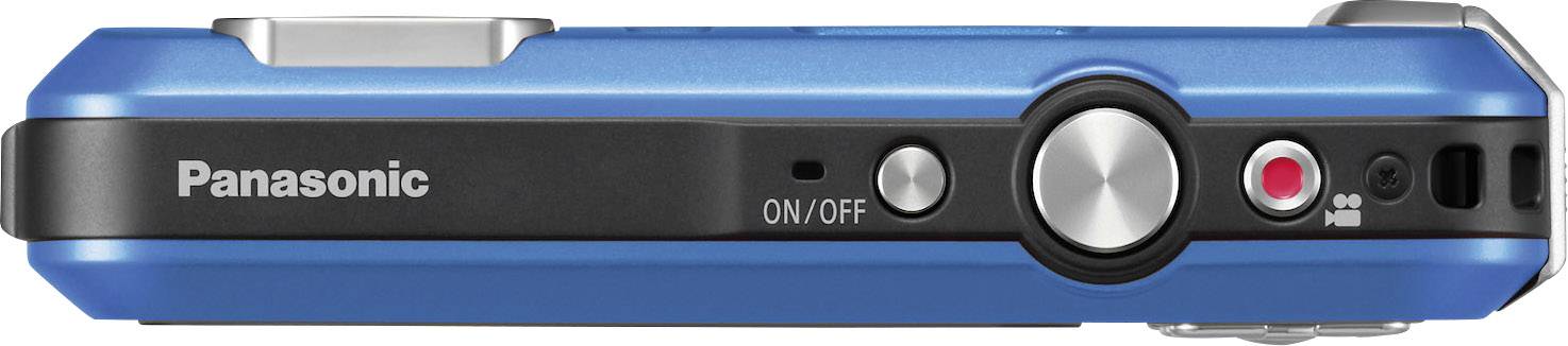 Panasonic DMC-FT30EG-A Digitalkamera 16.1 Megapixel Opt. Zoom: 4 x Blau  Unterwasserkamera, Frostbeständig, Spritzwassergeschützt, Stoßfest