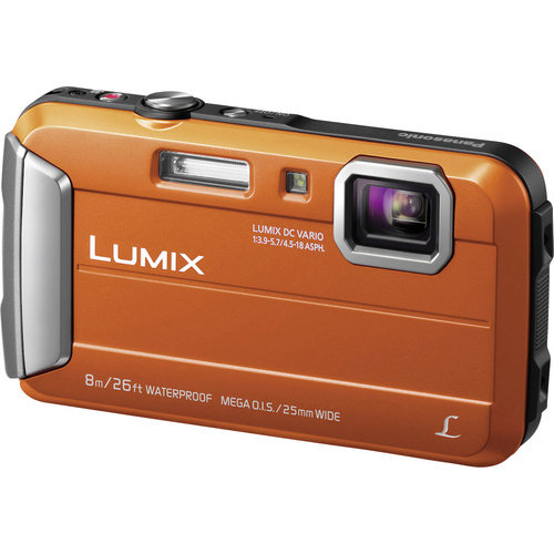Appareil photo numérique Panasonic DMC-FT30EG-D 16.1 Mill. pixel Zoom optique: 4 x orange caméra submersible, résistant au gel