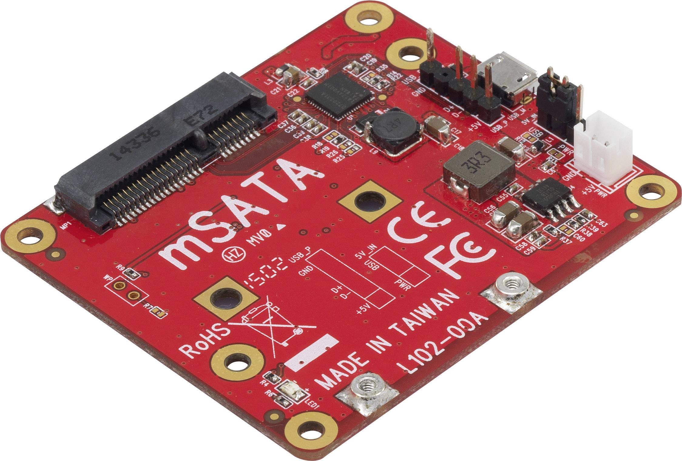 Renkforce USB/mSATA-Converter + Cable Board Passend für (Entwicklungskits): Raspberry Pi®