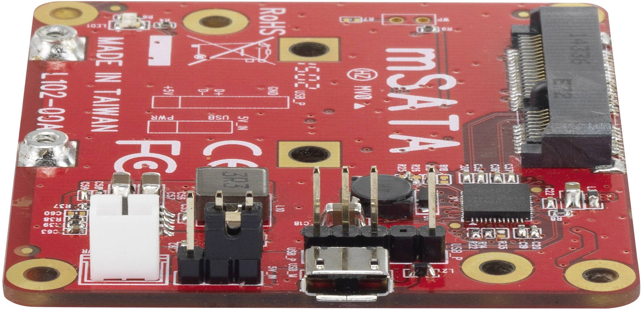 Renkforce USB/mSATA-Converter Shield Passend für (Entwicklungskits): Raspberry Pi®