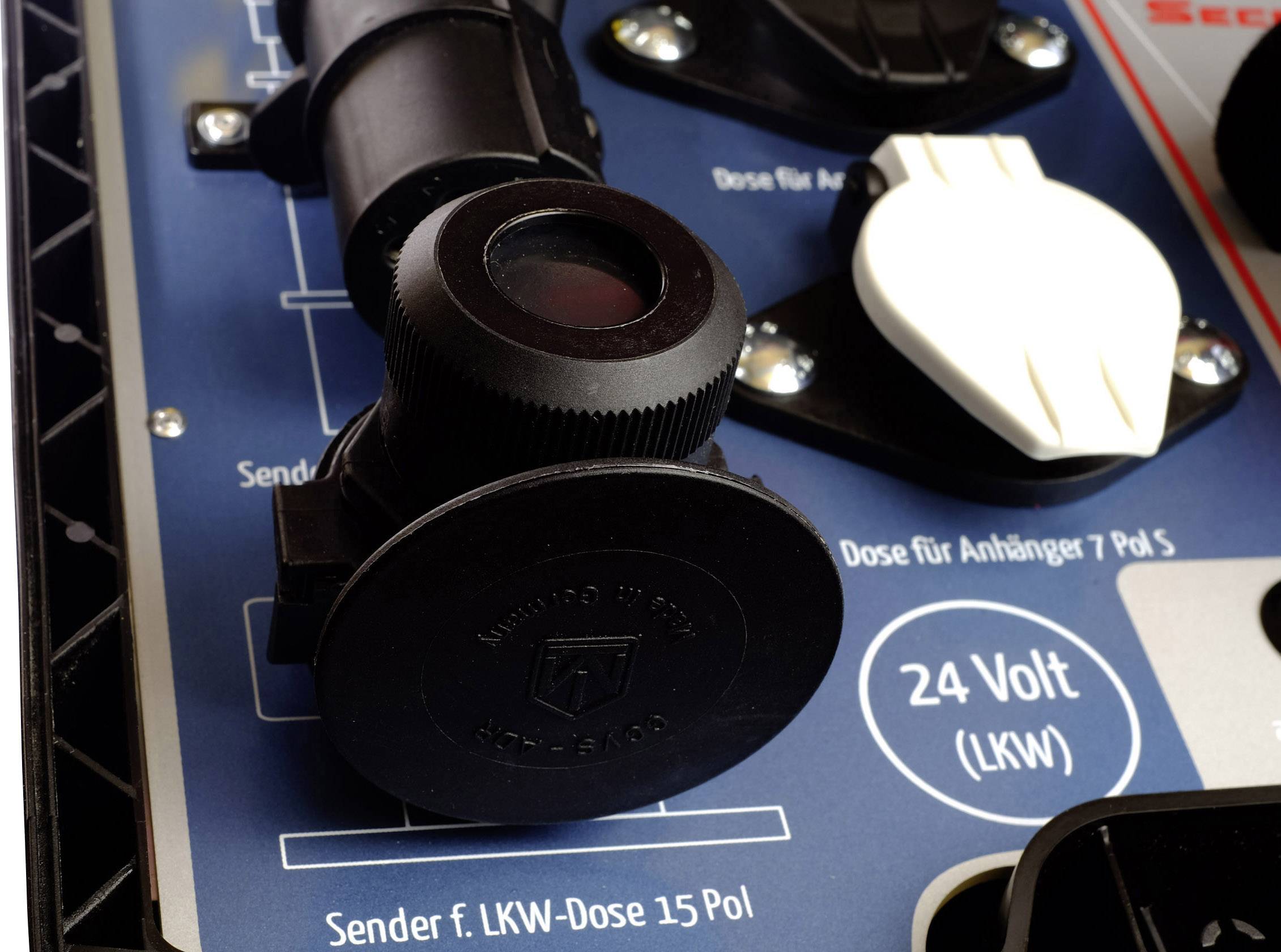 SecoRüt 40410 Wireless ControlCase Funk Anhängerprüfkoffer 12 V, 24V Pole:7/13/15