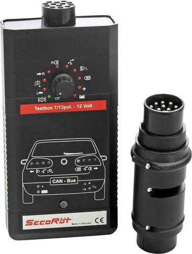 SecoRüt Funk-Prüfbox für Zugfahrzeug und Anhänger 12 Volt 12V 70326