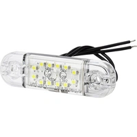 SecoRüt Umriss-Markierungsleuchte Offene Kabelenden Markierungsleuchte vorne 12 V, 24V Weiß Klarglas SecoRüt Umriss-Markierungsleuchte Offene Kabelenden Markierungsleuchte vorne 12 V, 24V Weiß Klarglas