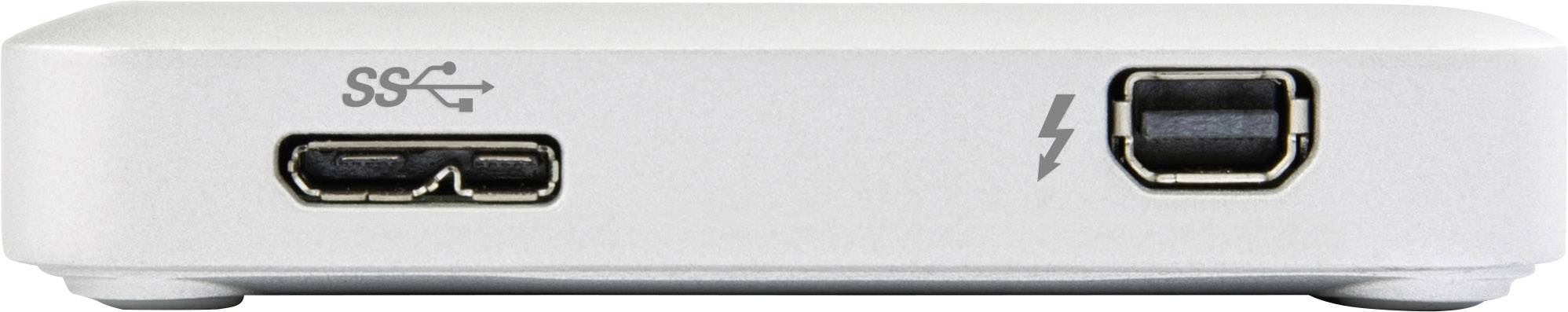 Transcend StoreJet® 500 Mac 512GB Externe SSD USB 3.2 Gen 1 (USB 3.0), Thunderbolt Silber TS512GSJM500
