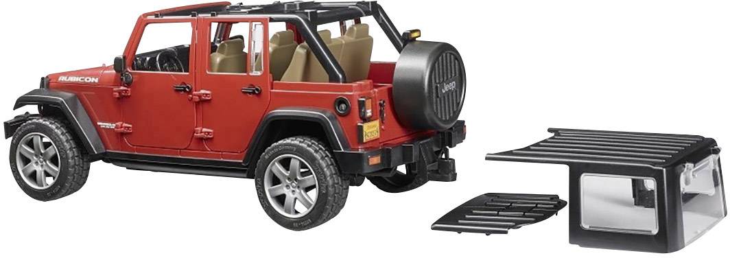 Bruder PKW Modell Jeep Wrangler Unlimited Rubicon Fertigmodell PKW Modell