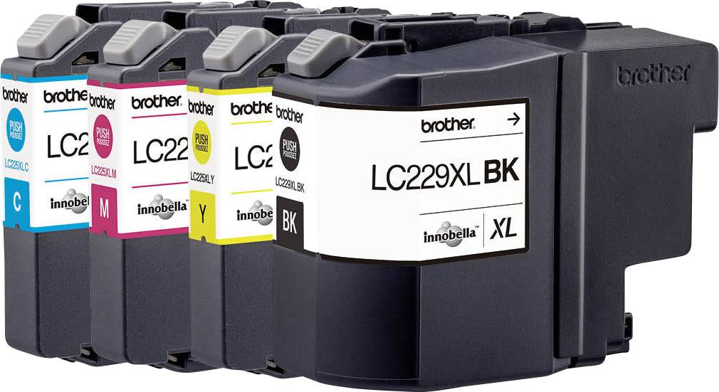 Brother LC229XL Value-Pack - 4er-Pack - Schwarz, Gelb, Cyan, Magenta