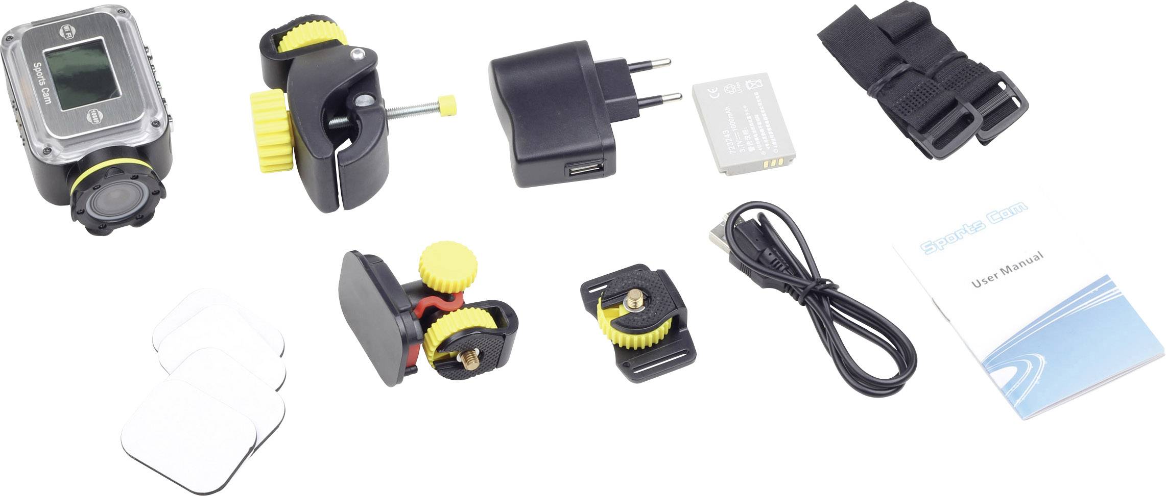 Gembird W-01 Action Cam Full-HD, WLAN, Wasserfest, NFC, Staubgeschützt