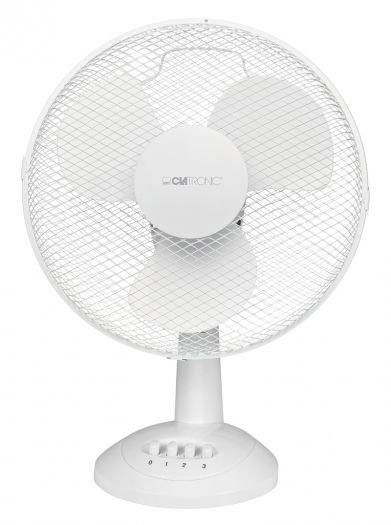 Clatronic VL 3602 Tischventilator 40 W (Ø x H) 30 cm x 35 cm Weiß Oszillierend