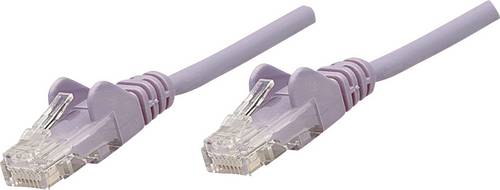 Intellinet RJ45 Netzwerk Anschlusskabel CAT 6 S/FTP 3.00m Lila vergoldete Steckkontakte