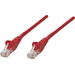 Intellinet 735445 RJ45 Netzwerkkabel, Patchkabel CAT 6 S/FTP 2.00m Rot vergoldete Steckkontakte 1St.