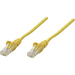 Intellinet 735261 RJ45 Netzwerkkabel, Patchkabel CAT 6 S/FTP 0.50m Gelb vergoldete Steckkontakte