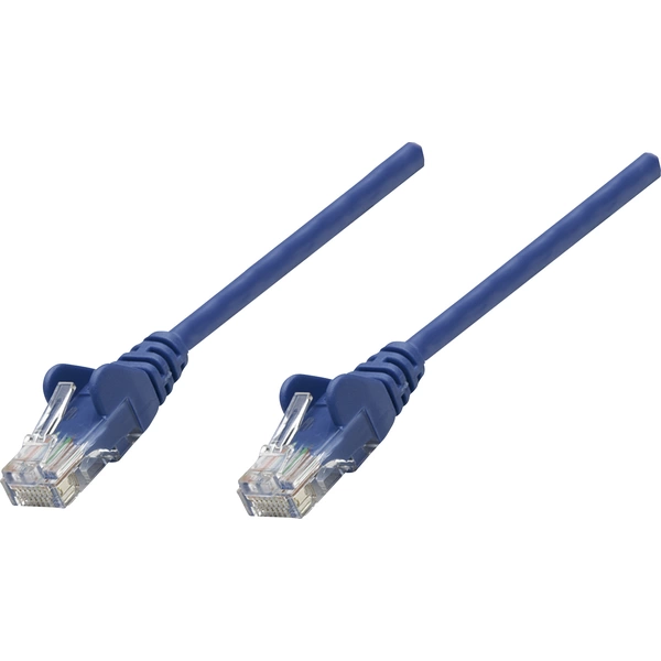 Intellinet 342568 RJ45 Netzwerkkabel, Patchkabel CAT 6 U/UTP 0.50m Blau Intellinet 342568 RJ45 Netzwerkkabel, Patchkabel CAT 6 U/UTP 0.50m Blau