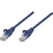 Intellinet 342568 RJ45 Netzwerkkabel, Patchkabel CAT 6 U/UTP 0.50m Blau Intellinet 342568 RJ45 Netzwerkkabel, Patchkabel CAT 6 U/UTP 0.50m Blau