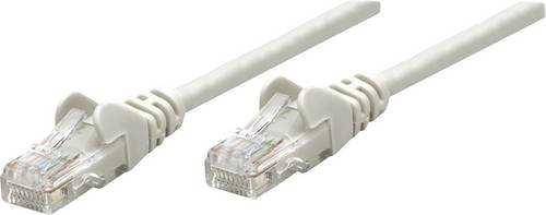 Intellinet 340373 RJ45 Patchkabel CAT 6 U/UTP 1.00 m Grau