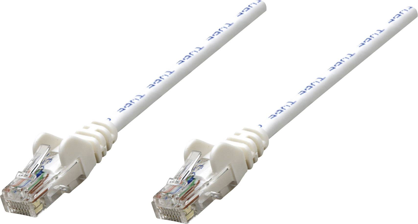 Intellinet 736077 RJ45 CAT 6 S/FTP 30.00 m Weiß vergoldete Steckkontakte 1 St.
