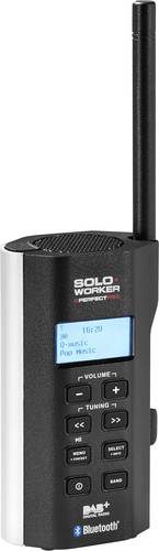 PerfectPro DAB+ Baustellenradio Soloworker DAB+ BT AUX, Bluetooth®, DAB+, UKW