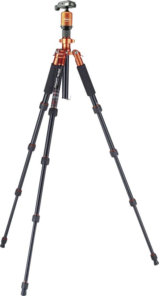 Rollei Compact Traveller NO.1 Dreibeinstativ Arbeitshöhe=30 - 140 cm Orange