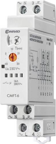 CMFT-6 Treppenhaus-Lichtautomat Multifunktional 1 St. Zeitbereich: 0.5 - 20 min 1 Schließer