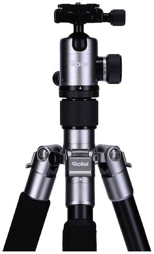 Rollei C5i Dreibeinstativ Arbeitshöhe=11 - 156cm Titan