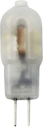 LightMe LM85126 LED EEK G (A - G) G4 Stiftsockel 1.2 W = 12 W Warmweiß (Ø x L) 12 mm x 38 mm 1 St.