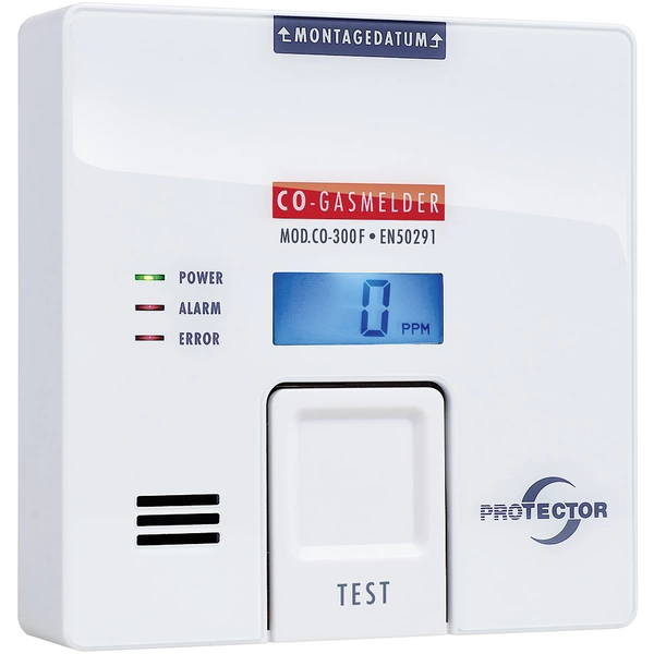 Protector CO-300F Kohlenmonoxid-Melder batteriebetrieben detektiert Kohlenmonoxid Protector CO-300F Kohlenmonoxid-Melder batteriebetrieben detektiert Kohlenmonoxid