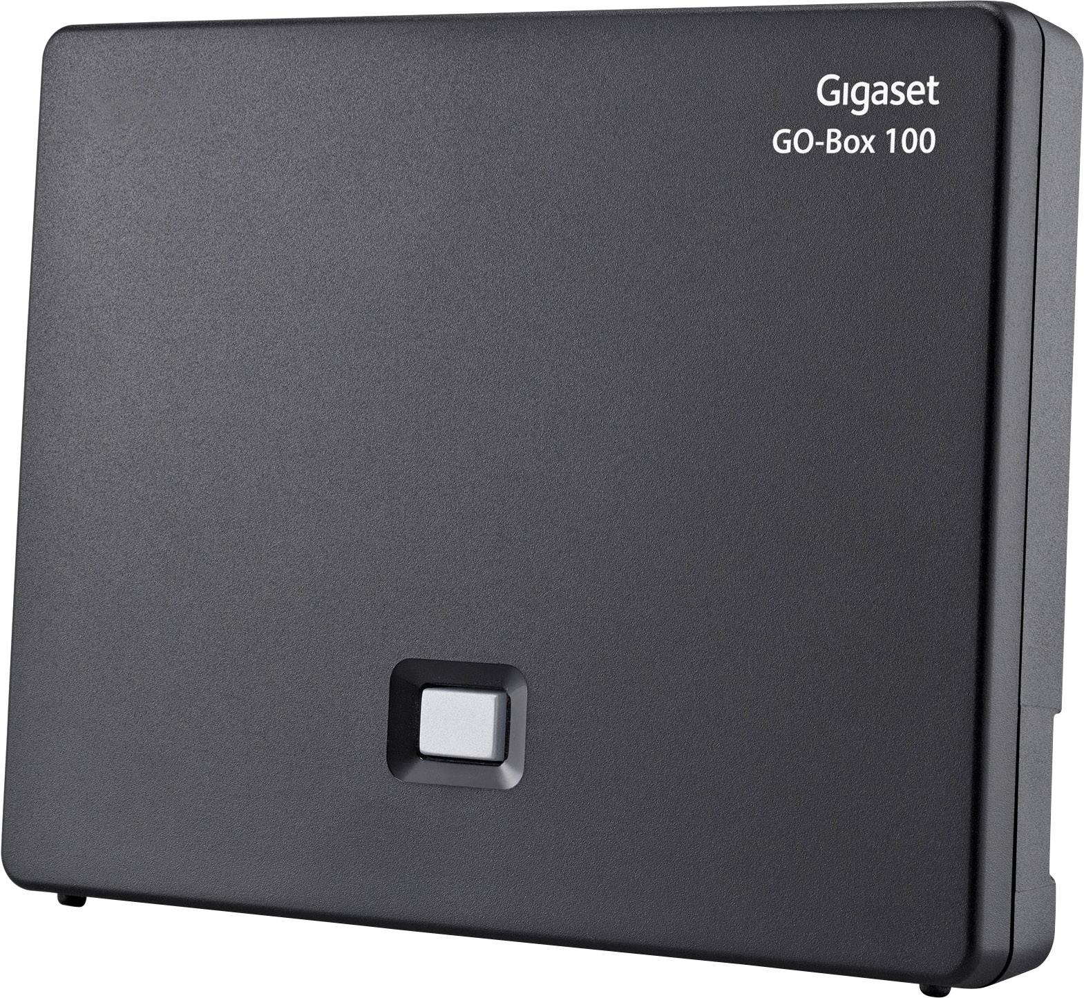 Gigaset S850A GO Schnurloses Telefon VoIP Anrufbeantworter Farb-TFT/LCD Platin, Schwarz