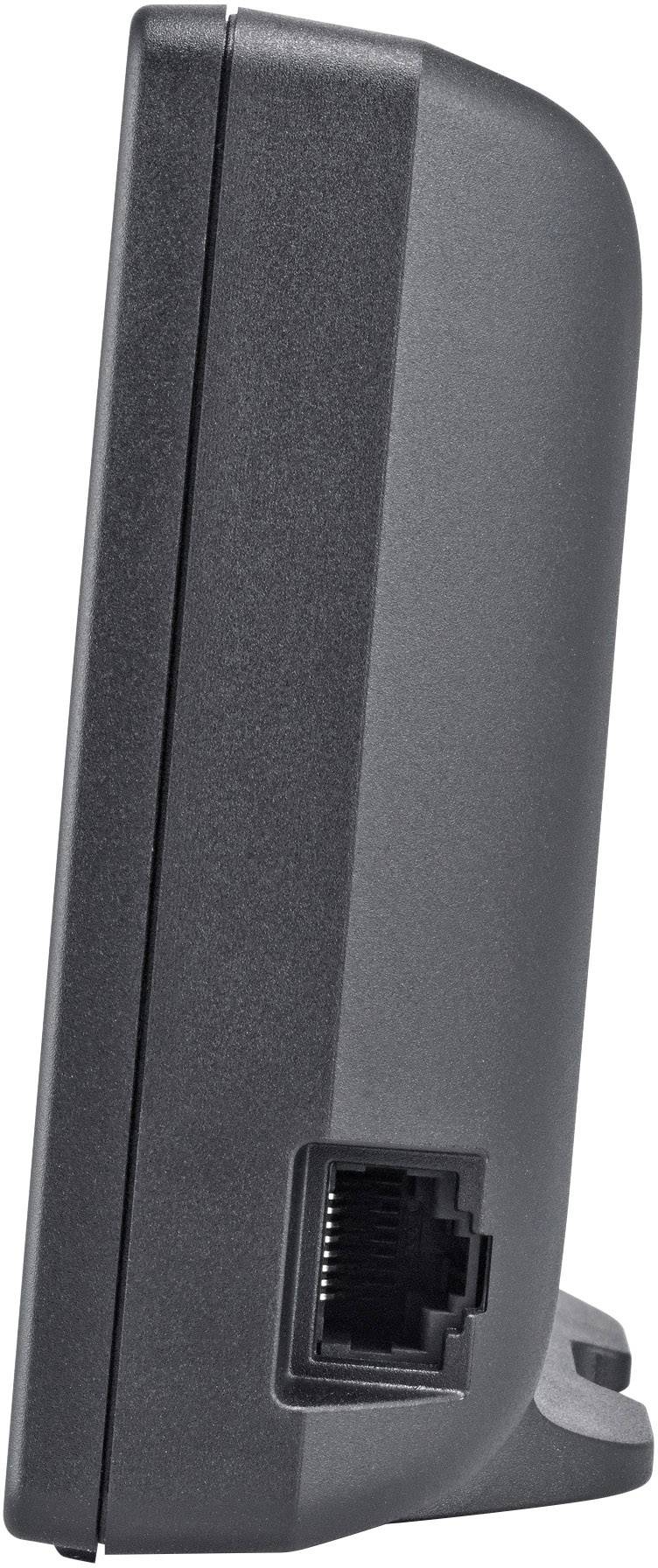 Gigaset S850A GO Schnurloses Telefon VoIP Anrufbeantworter Farb-TFT/LCD Platin, Schwarz