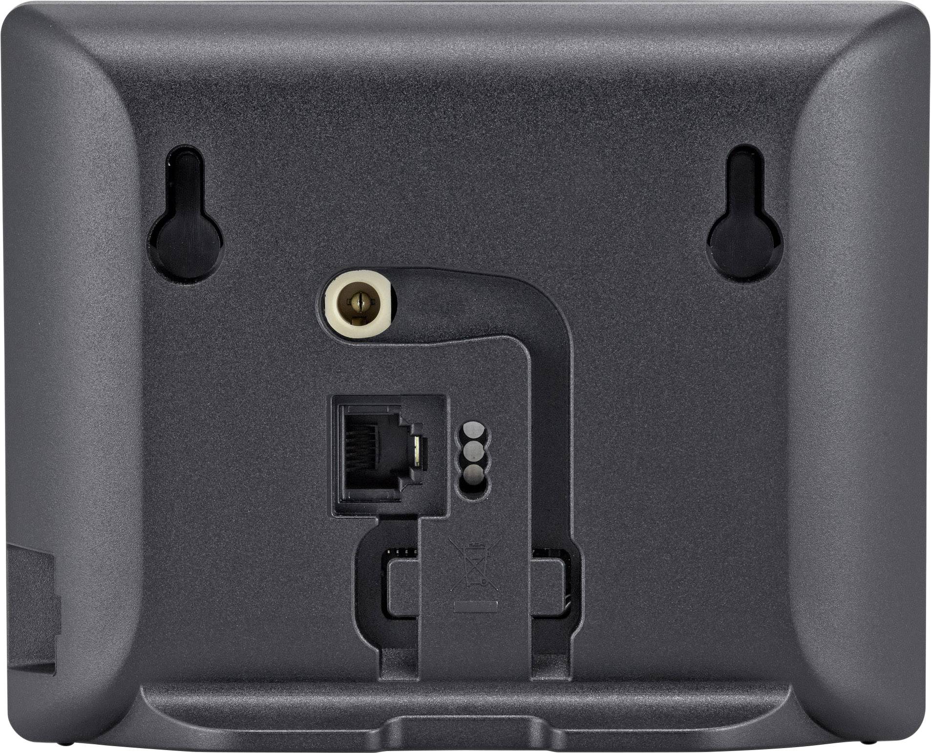 Gigaset S850A GO Schnurloses Telefon VoIP Anrufbeantworter Farb-TFT/LCD Platin, Schwarz