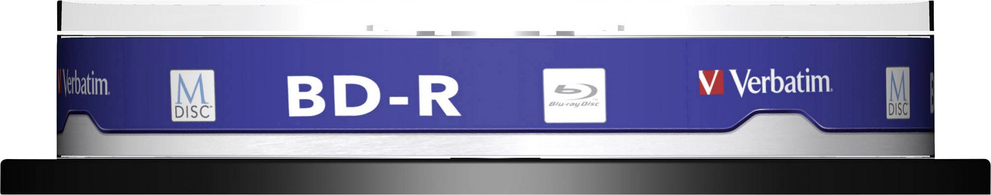Verbatim 43825 M-DISC Blu-ray Rohling 25GB 10 St. Spindel Bedruckbar