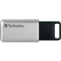 Verbatim Secure Pro USB-Stick 32GB Silber-Schwarz 98665 USB-A (USB 3.2 Gen 1) Verbatim Secure Pro USB-Stick 32GB Silber-Schwarz 98665 USB-A (USB 3.2 Gen 1)