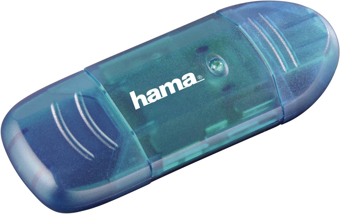 Hama 114730 Externer Speicherkartenleser USB 2.0 Blau