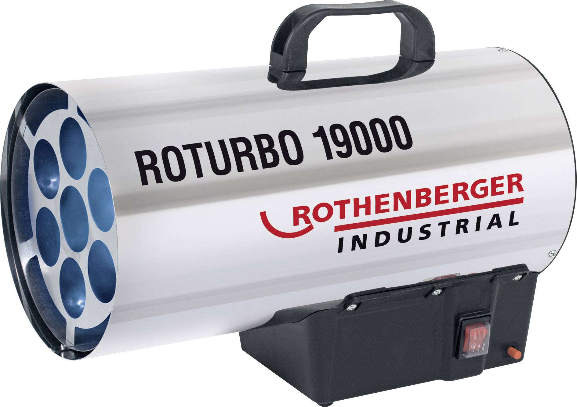 ROTHENBERGER Industrial Heizkanone ROTURBO 19000 mit Piezo inkl. Schlauch & Regler - 1500000051