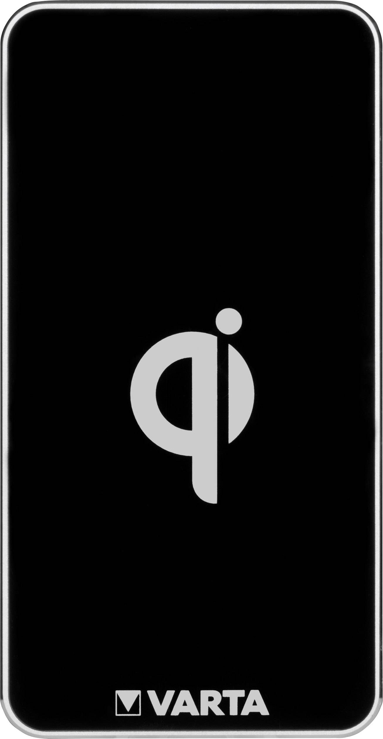 Varta Induktions-Ladegerät Qi Wireless Charger 57910101111 Ausgänge Induktionslade-Standard Schwarz