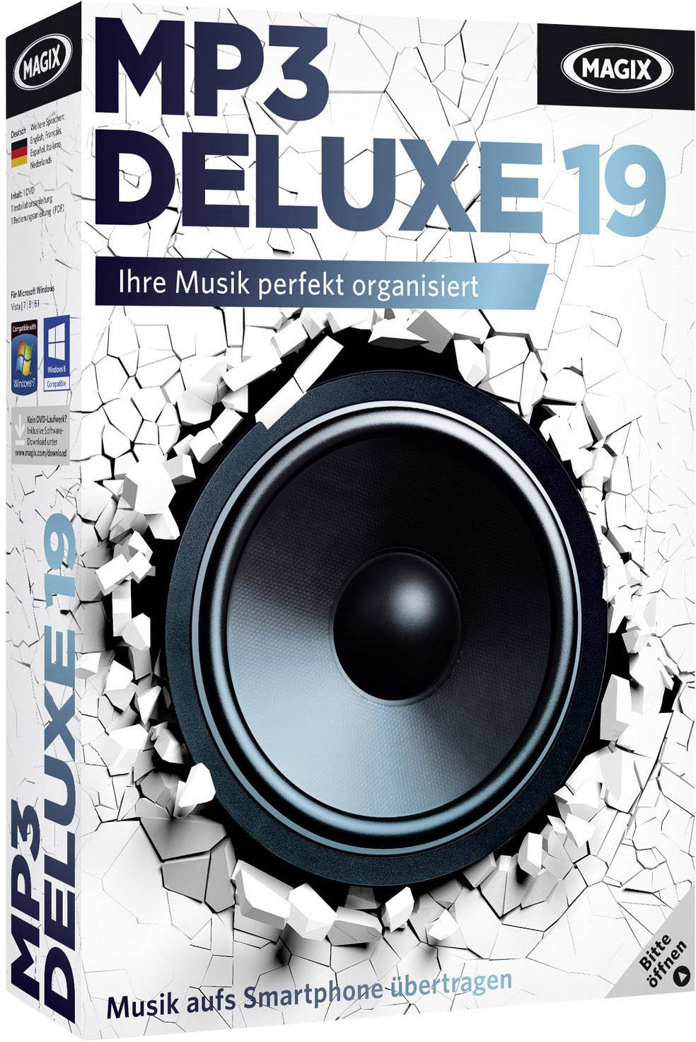 Magix MP3 Deluxe 19 Vollversion, 1 Lizenz Windows Musik-Software